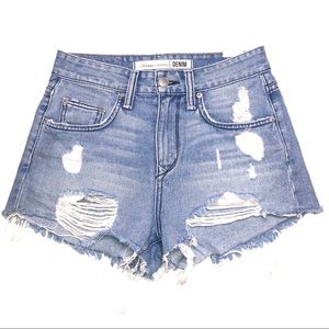 Lovers + Friends high waisted Denim Shorts Revolve
